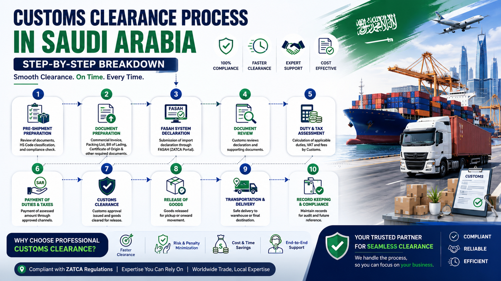 Trusted Saudi Customs Broker for Seamless Trade