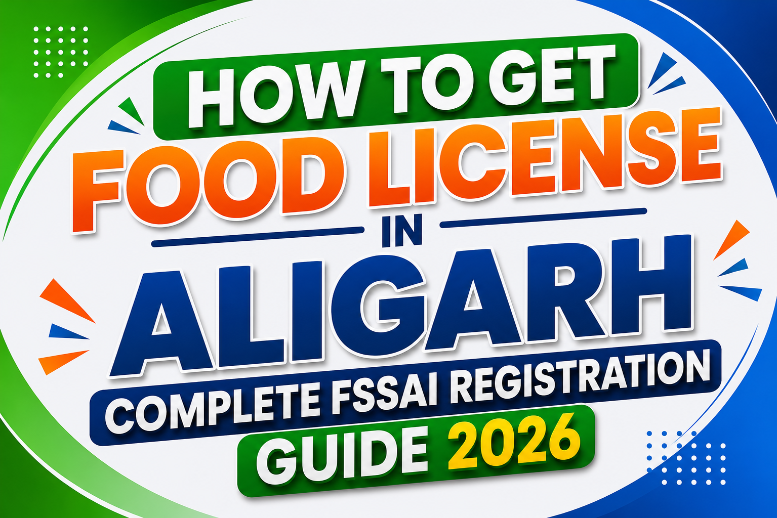 How to Get Food License in Aligarh – Complete FSSAI Registration Guide 2026