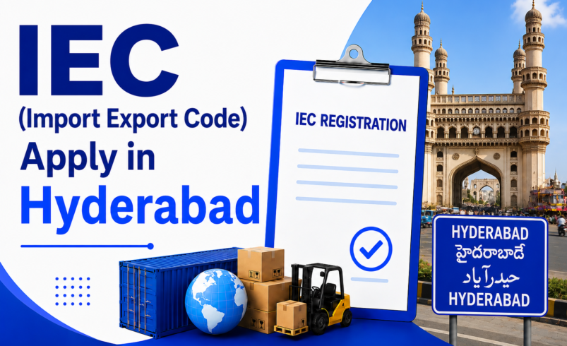 IEC (Import Export Code) Apply in Hyderabad