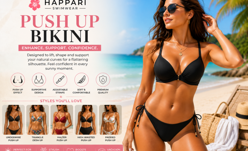 Push Up Bikini | Stylish Push Up Bikini Sets for Women | Happari