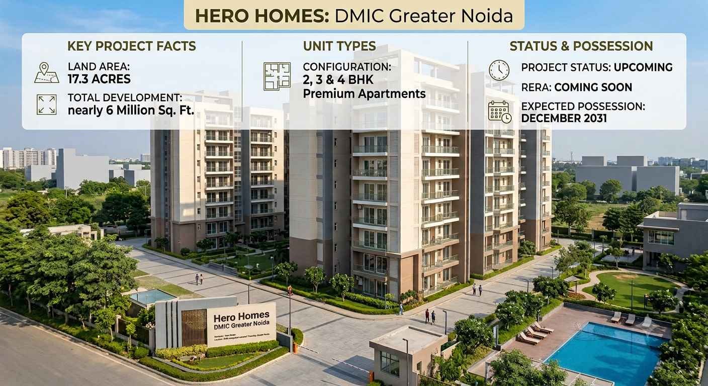 Hero Homes Greater Noida | Upcoming Residential Community Near DMIC