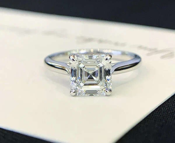 Top Trends in Lab Diamond Asscher Cut Ring Jewelry