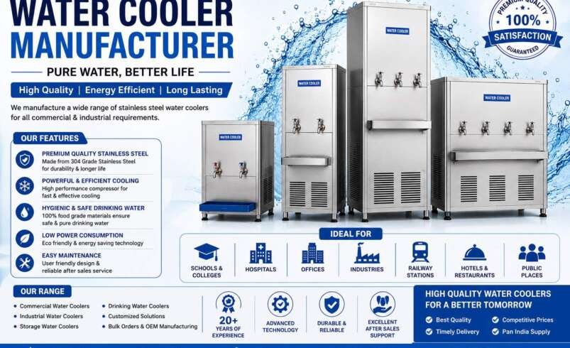 Why Choosing the Right Water Cooler Manufacturer Matters More Than You Think
