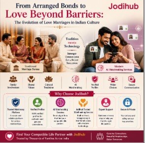 From Arranged Bonds to Love Beyond Barriers: The Evolution of Love Marriages in Indian Culture