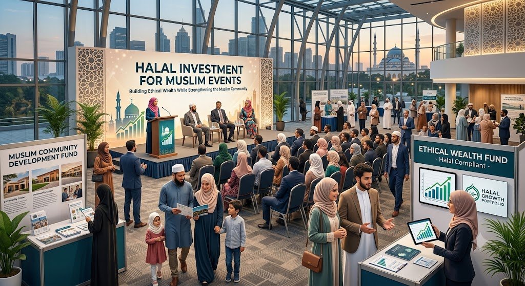 Halal Investment for Muslim Events: Building Ethical Wealth While Strengthening the Muslim Community