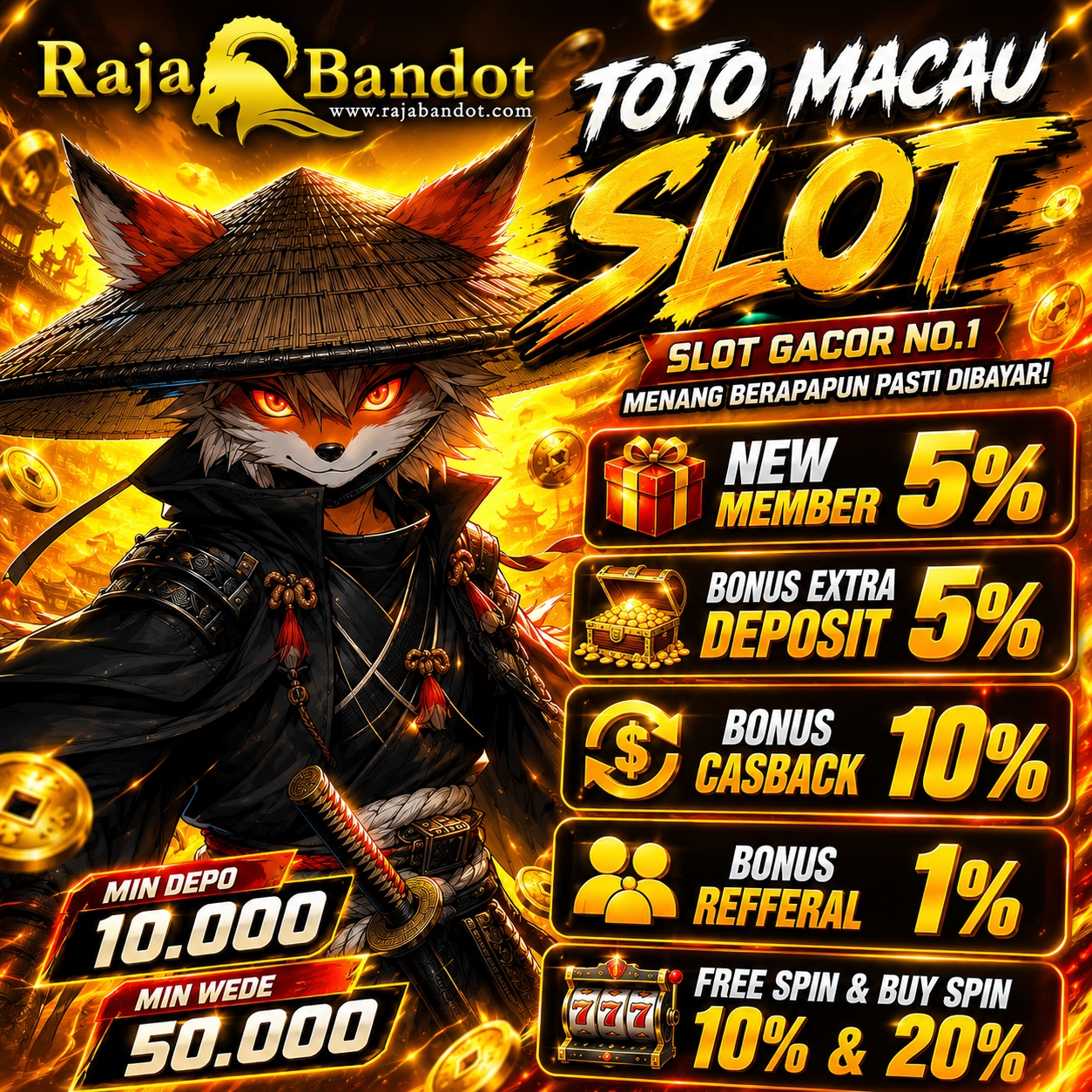 Toto Macau Slot dengan Beragam Pilihan Tema Digital