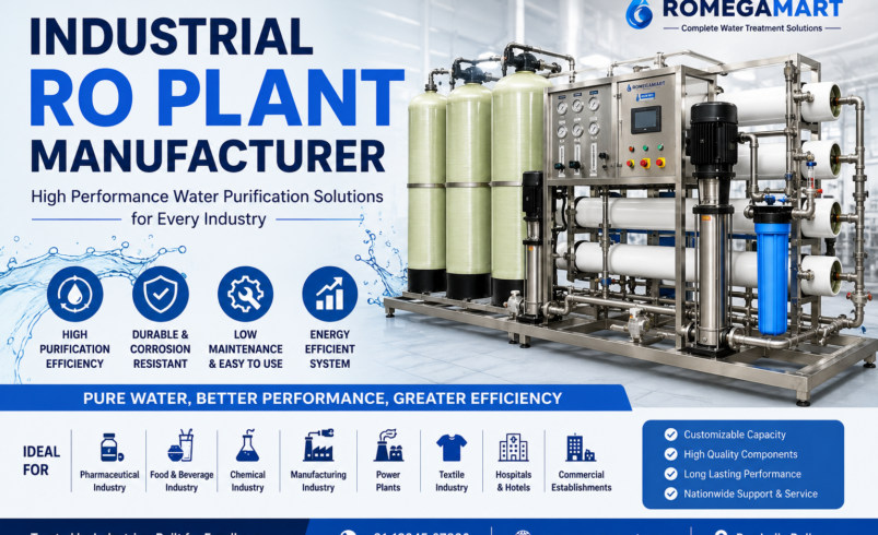 Industrial RO Plant Manufacturer – Complete Water Purification Solutions for Modern Industries