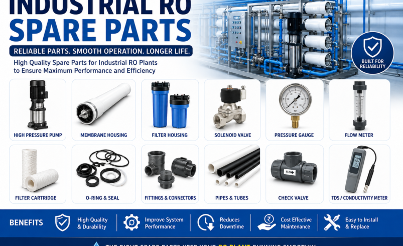 Industrial RO Spare Parts: The Components Behind Reliable RO Plant Performance