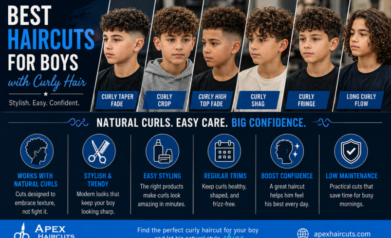 Best Haircuts for Boys with Curly Hair