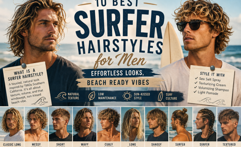 Best Surfer Hairstyles for Men: 10 Trendy and Effortless Looks