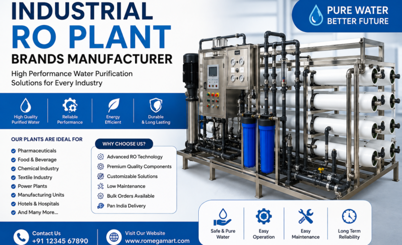 Industrial RO Plant Brands Manufacturer – Reliable Water Treatment Solutions for Modern Industries