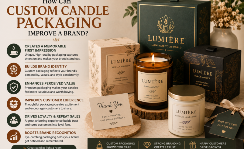 How Can Custom Candle Packaging Improve a Brand?
