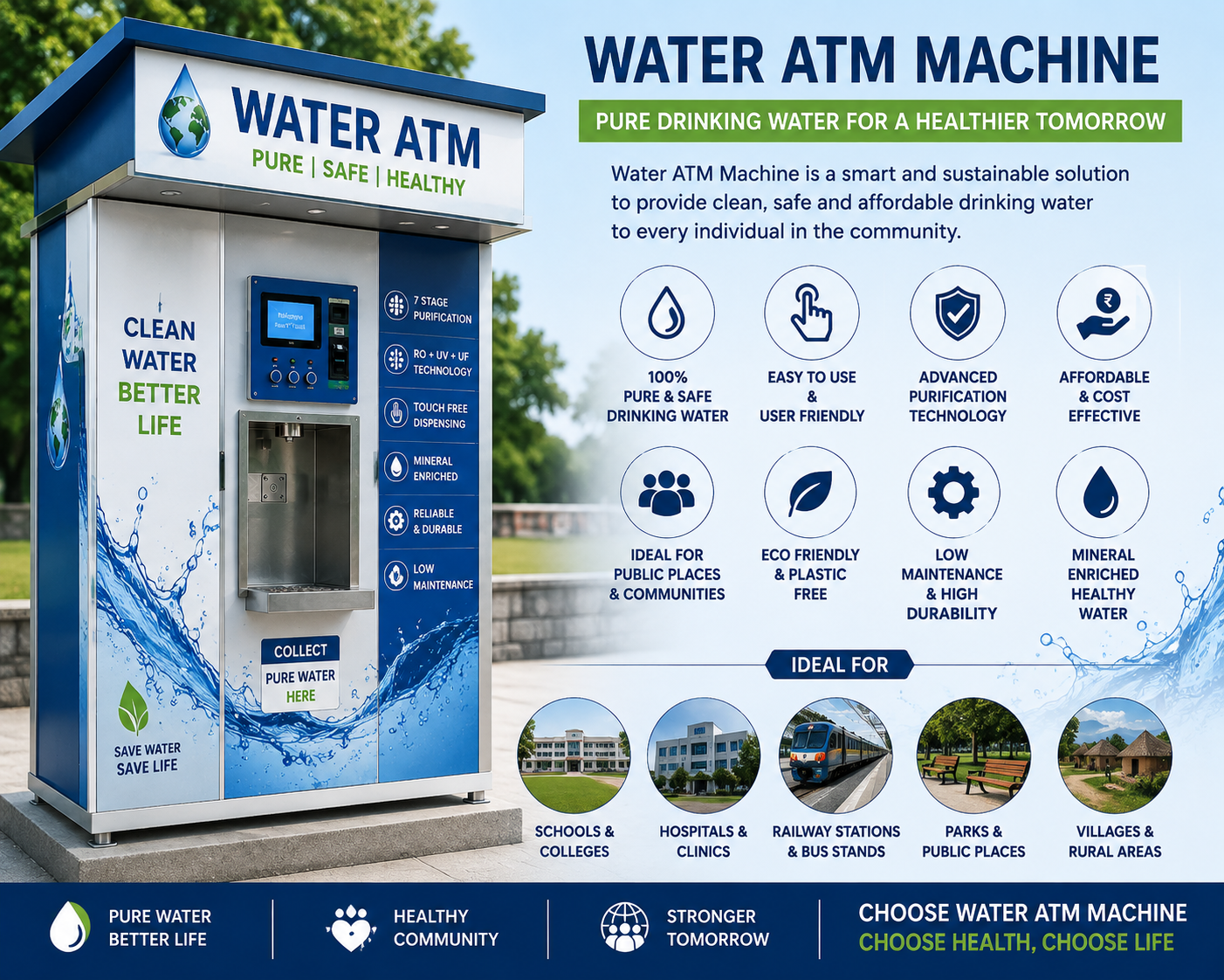 Water ATM Machine: A Smarter Way to Deliver Safe Drinking Water to Every Community