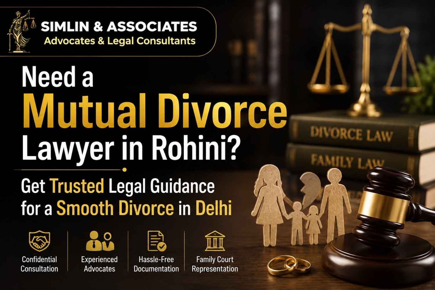 Need a Mutual Divorce Lawyer in Rohini? Get Trusted Legal Guidance for a Smooth Divorce in Delhi