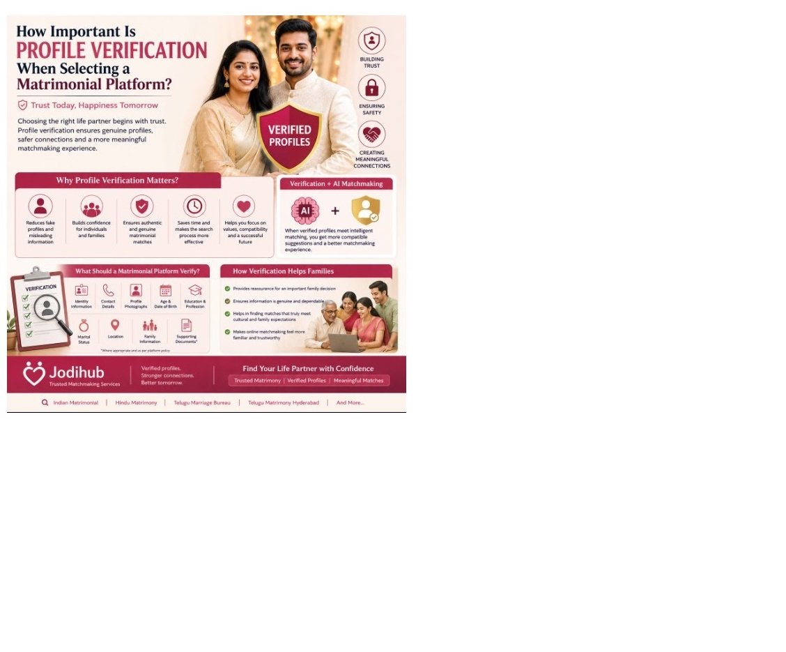 How Important Is Profile Verification When Selecting a Matrimonial Platform