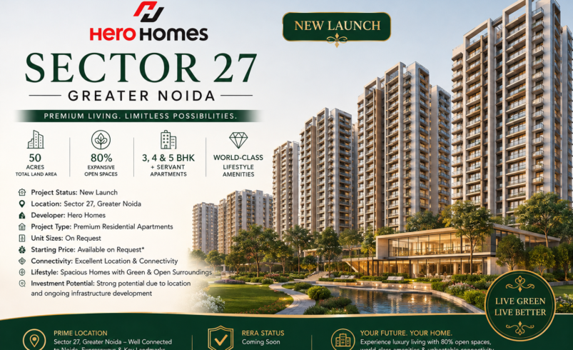 Hero Homes Greater Noida | Premium Lifestyle Apartments in Sector 27