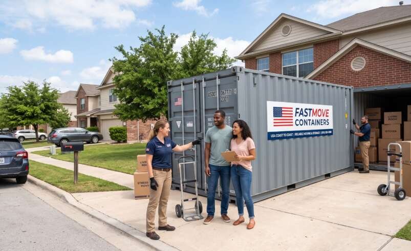How Can Container Moving Companies Help Reduce Moving Stress?