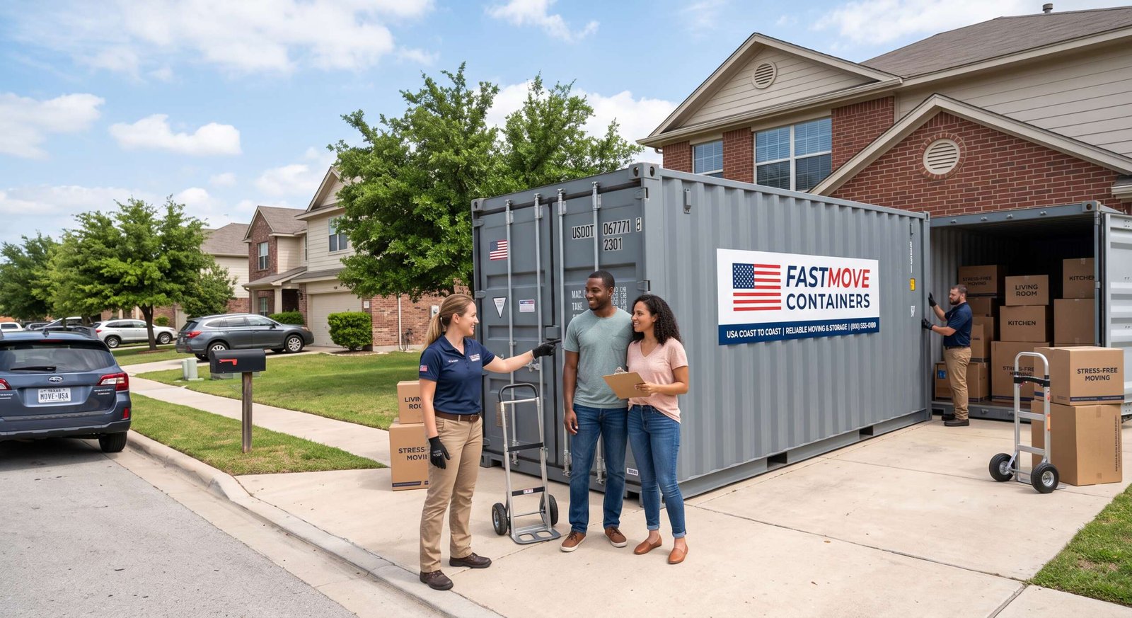 How Can Container Moving Companies Help Reduce Moving Stress?