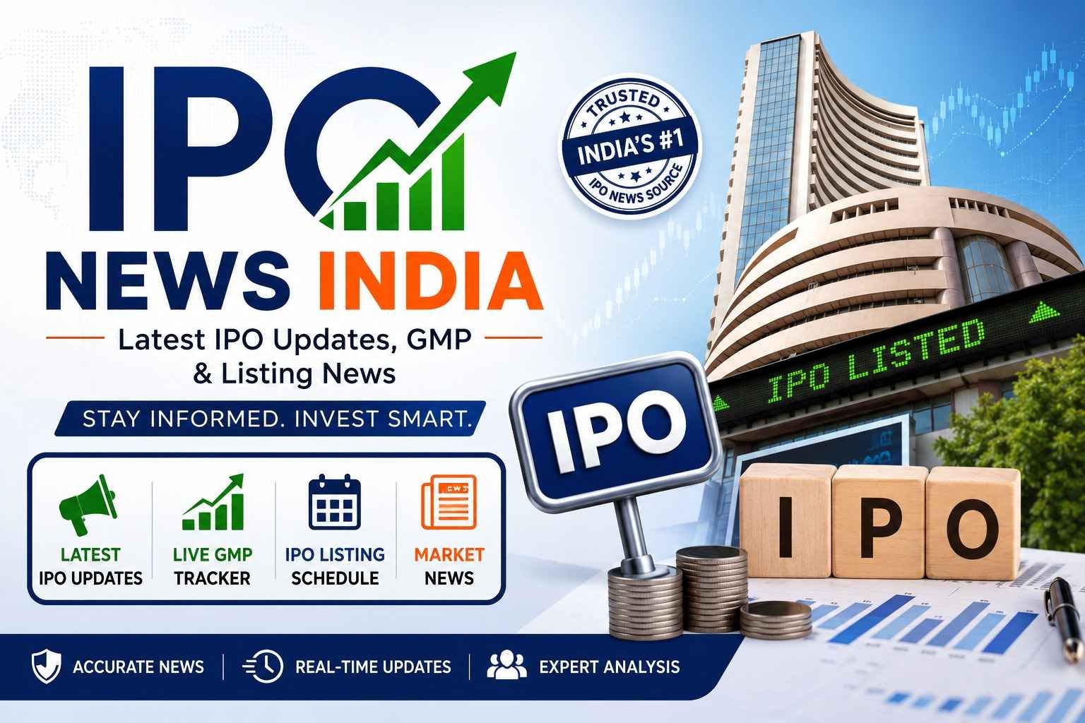 IPO News India: Latest IPO Updates, GMP & Listing News