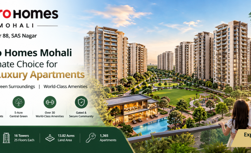 Why Hero Homes Mohali Is the Ultimate Choice for Modern Luxury Apartments