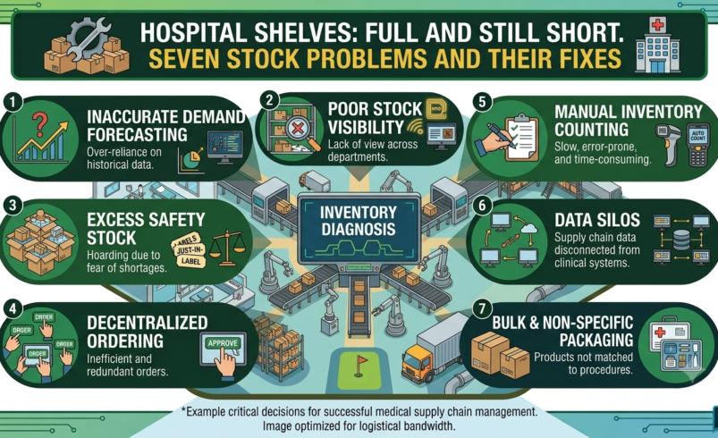 Why Hospital Shelves Are Full and Still Short: Seven Stock Problems and Their Fixes