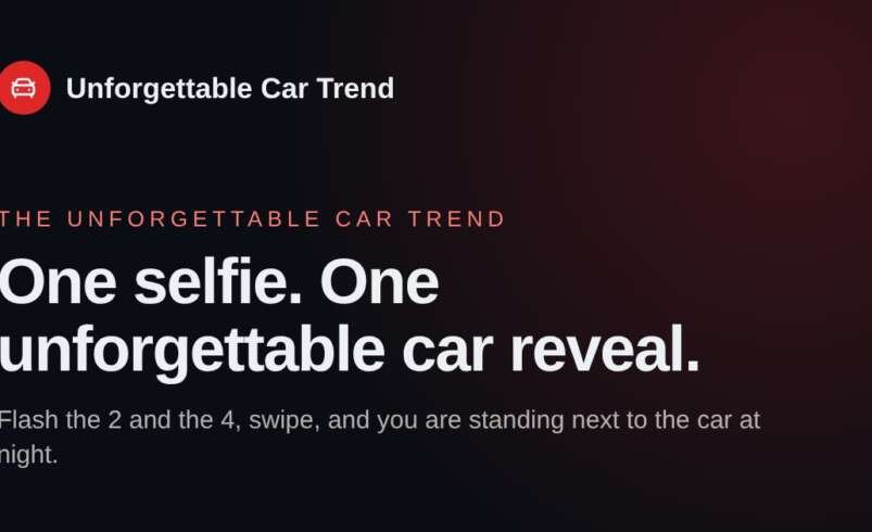 One Selfie, One Car Reveal: A Quick Guide to the 24 Car Trend