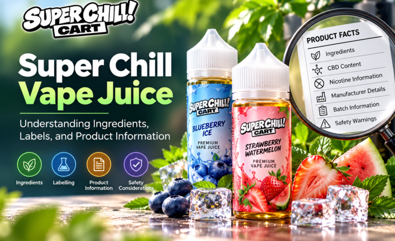 Super Chill Vape Juice: Understanding Ingredients, Labels, and Product Information