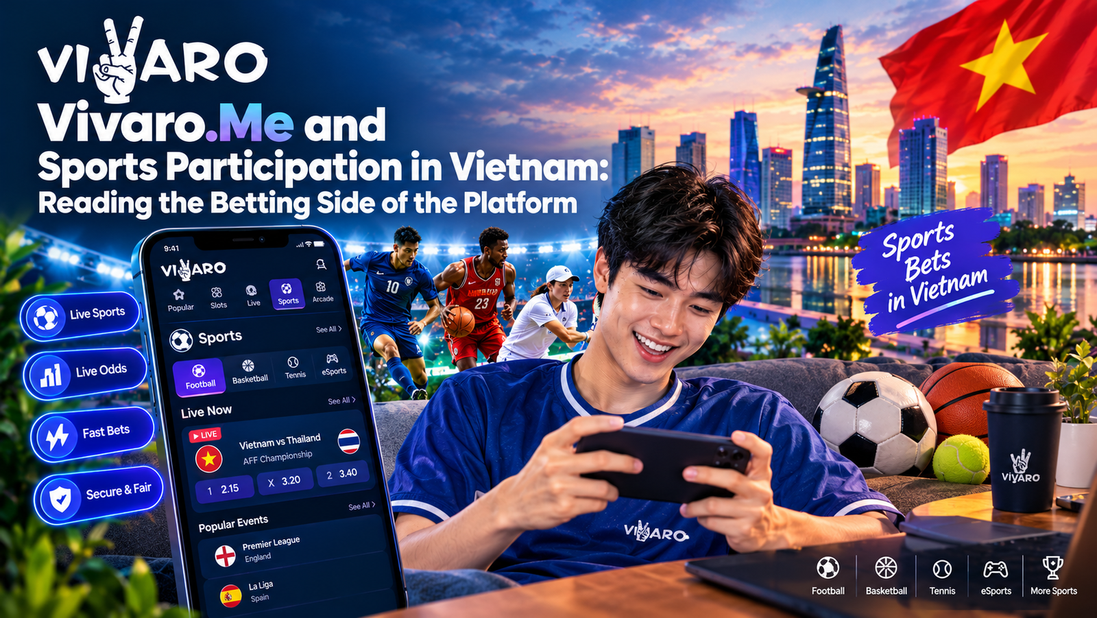 Vivaro.Me and Sports Participation in Vietnam: Reading the Betting Side of the Platform